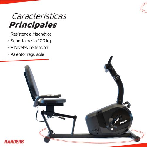 Bicicleta Fija Horizontal ARG-2540