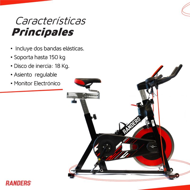 Caracteristicas discount bicicleta spinning