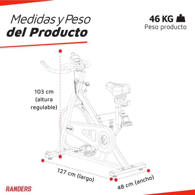 Precio de discount bicicleta spinning nordika