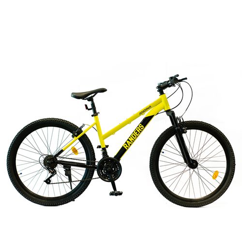 Bicicleta Mountain Bike Andina Rodado 26 Amarillo Negro