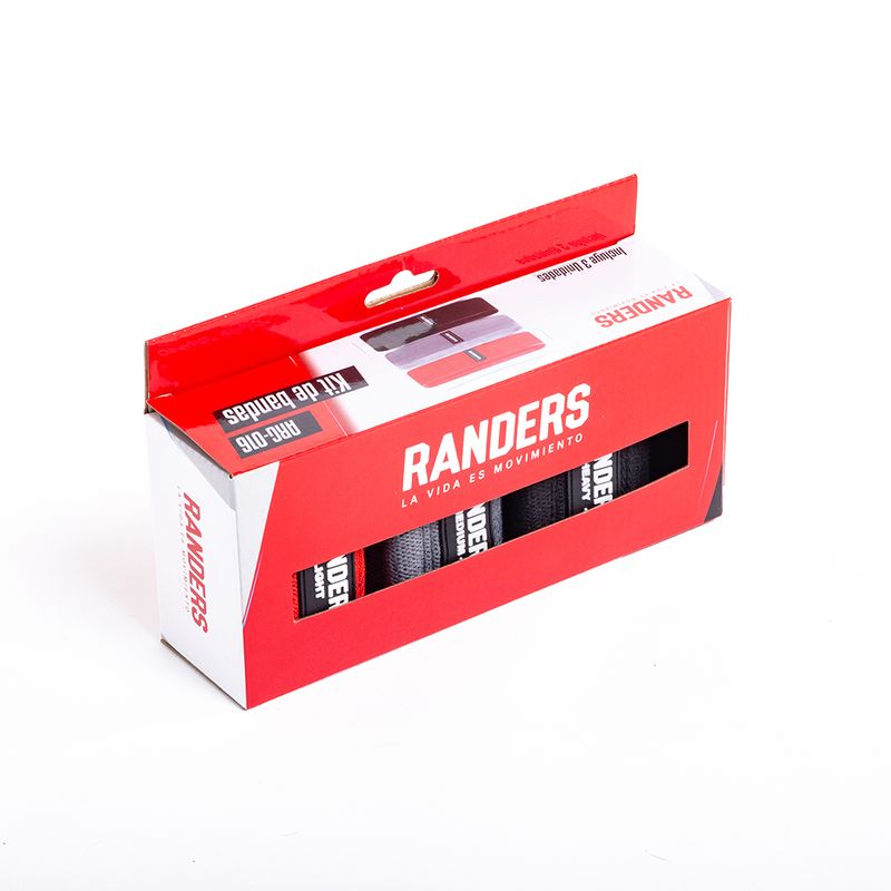 Set Bandas Elasticas Randers ARG-015 x5 Resistencia