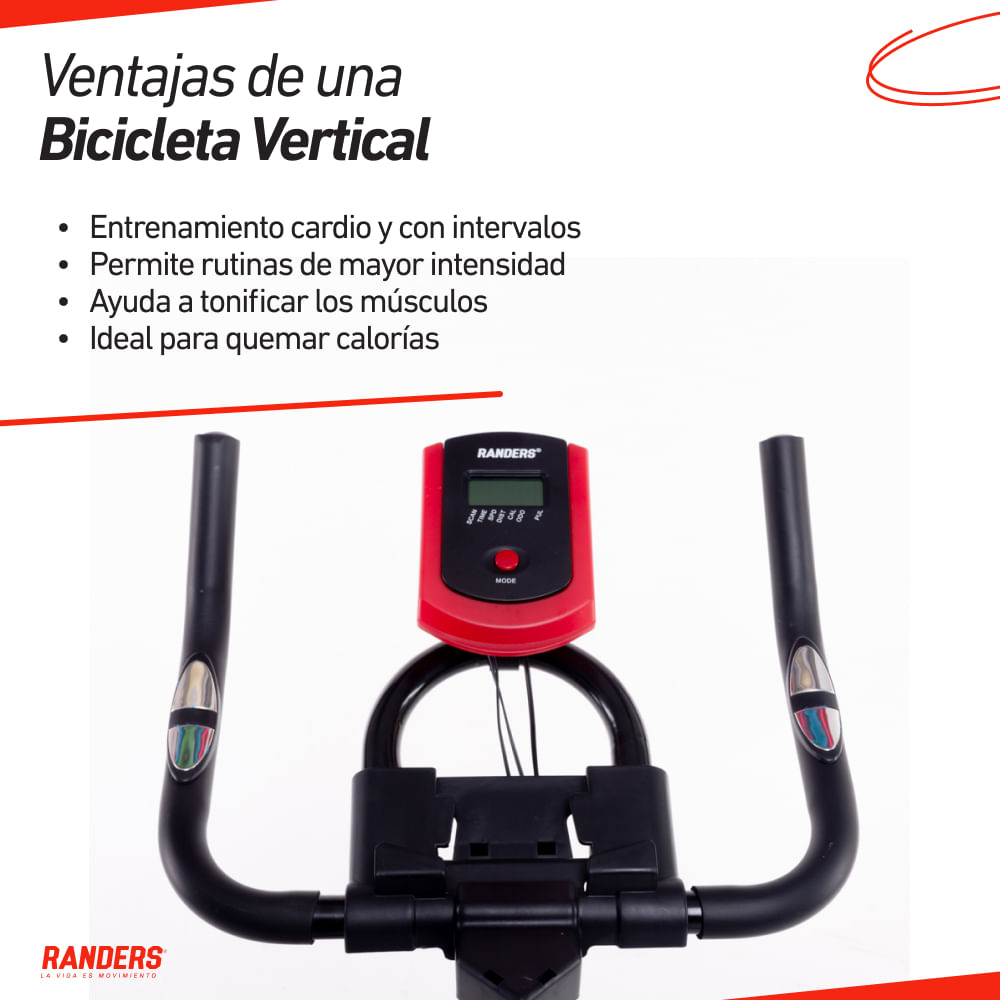 Bicicleta Randers Spinning Semi Profesional c/ Monitor, E