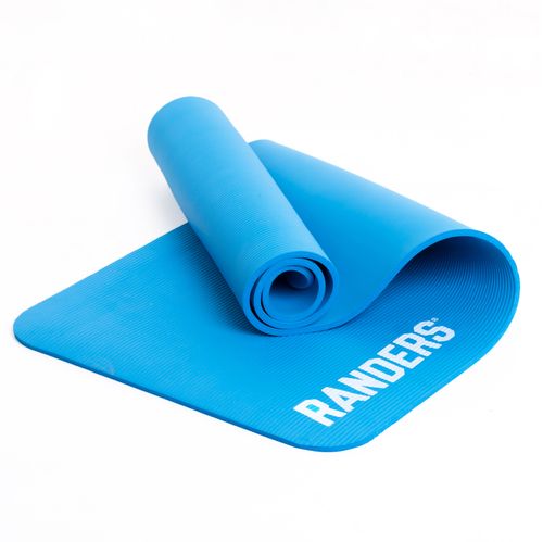 Mat de entrenamiento colchoneta 1cm con bolso - Azul