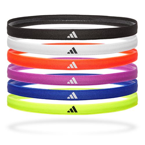 Set de Vinchas x6 - Negro, Blanco, Rojo, Violeta, Azul y Amarillo - Adidas Fitness