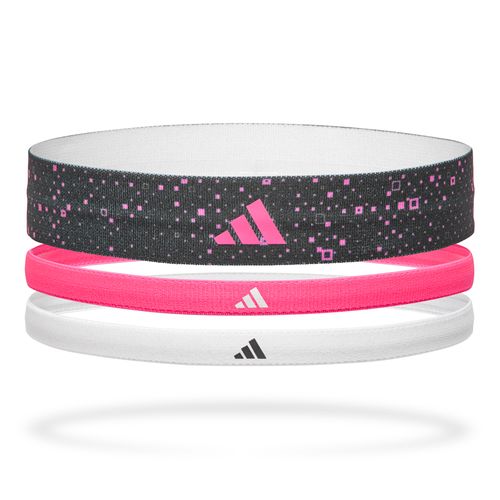Set de Vinchas x3 Graphic Entrenamiento Adidas Fitness Rosa/Negro/Blanco