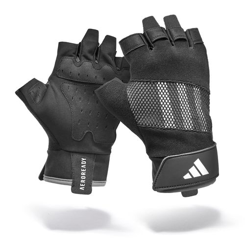 Guantes de Entrenamiento Performance - Negro/Gris - M - Adidas Fitness