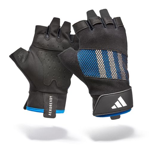 Guantes de Entrenamiento Performance - Negro/Azul - M - Adidas Fitness