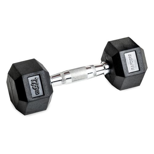 Mancuerna Hexagonal Engomada 17.5Kg
