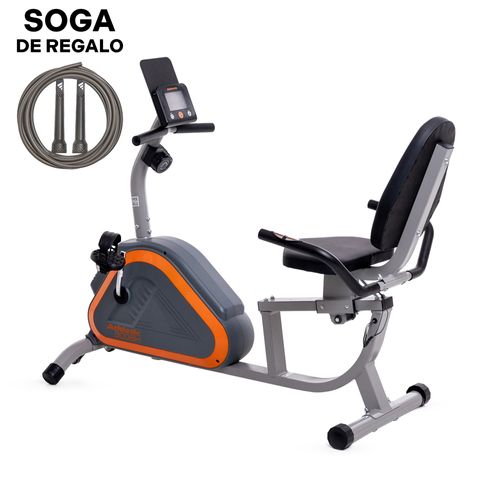 Athletic Bicicleta Fija Horizontal 300BH Disco 5kg Soga Regalo
