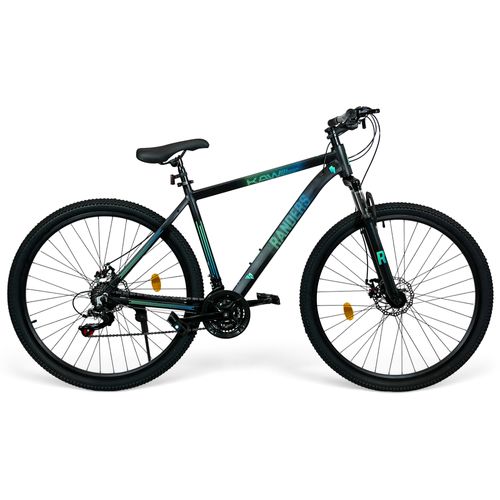 Bicicleta MTB Randers Kawill R29 21v Negro Celeste Aluminio
